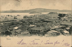 Panoramic View, Mailed from Hong Kong Postcard
