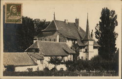 Le Chateau Auvernier, Switzerland Postcard Postcard