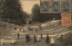 Bois de la Cambre. Ravia et Pont Rustique Brussels, Belgium Benelux Countries Postcard 
