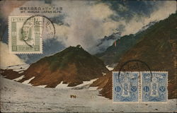 Mount Hakuba (Japanese Alps) Postcard Postcard