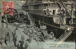 Loading a Ship Postcard
