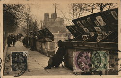 Les Bouquinistes du Quai de la Tournelle Paris, France Postcard Postcard