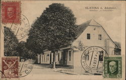 Dohnálek Inn Slatina nad Zdobnicí, Czechoslovakia Eastern Europe Postcard Postcard