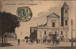 Cattedrale e Viale Belvedere Termini Imerese, Italy Postcard Postcard