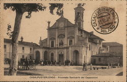 Rinomato Santuario del Cappuccini Casalpusterlengo, Italy Postcard Postcard