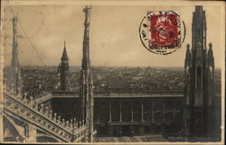 Panorama Milan, Italy Postcard Postcard