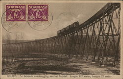 Famous Gulp Valley Bridge Gulpen, Netherlands Benelux Countries Postcard Postcard