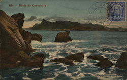 Guanabara Bay Rio de Janeiro, Brazil Postcard Postcard
