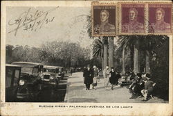 Avenida de los Lagos Buenos Aires, Argentina Postcard Postcard