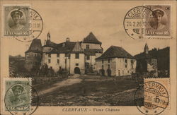 Vieux Chateau Clervaux, Luxembourg Postcard Postcard