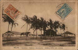 Residencia - Estabulo e Dependencias Belas, Angola Africa Postcard Postcard