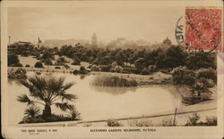 Alexandra Gardens Melbourne, victoria Australia Postcard Postcard Postcard