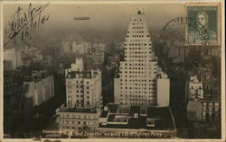 Graf Zeppelin Flying Over Buenos Aires Argentina Postcard Postcard Postcard