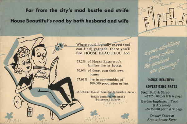 House Beautiful Magazine New York Advertising