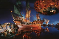 Pirates of the Caribbean, Disneyland Anaheim, CA Postcard Postcard Postcard
