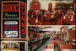 Dunn's Famous Delicatessen Postcard