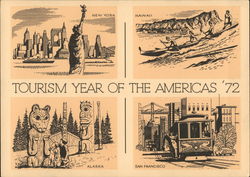 Tourism Year of The Americas' 72 Postcard