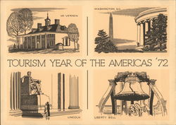 Tourism Year of the America's '72 First Day Issue Cards Postcard Postcard Postcard