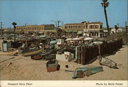 Newport Dory Fleet Postcard