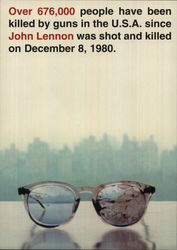 Yoko Ono Gun Control Billboard Postcard