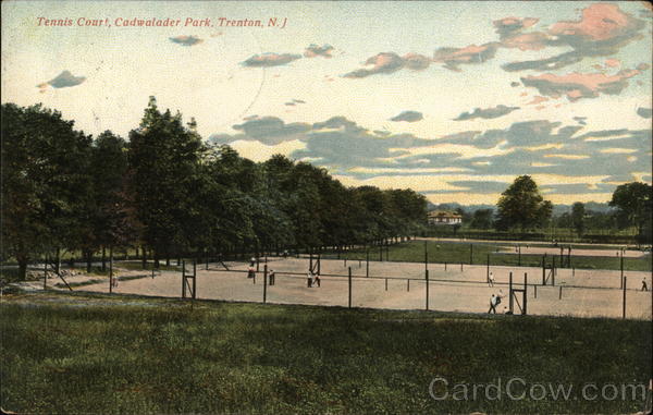 Tennis Court, Cadwalader Park Trenton New Jersey