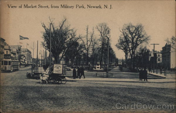 View of Market Street, from Military Park Newark New Jersey