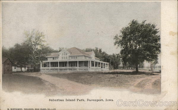 Suburban Island Park Davenport Iowa