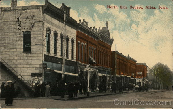 North Side Square Albia Iowa