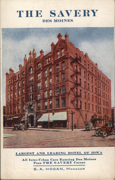 The Savery Hotel Des Moines Iowa