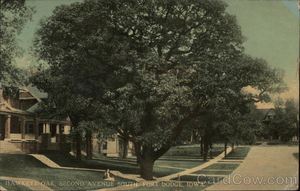 Hawkeye Oak, Second Avenue South Fort Dodge Iowa
