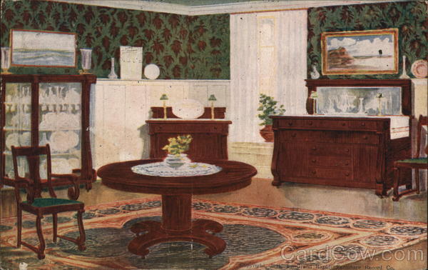 A Colonial Dining Room in Mahogany or in Oak -The Very Latest and Best in Design, April 1912 Sioux City