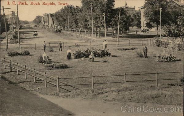 I.C. Park Rock Rapids Iowa