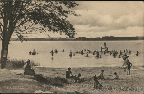 Bathing at Paw Paw Lake Watervliet Michigan