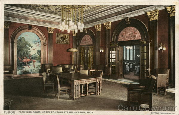 Flaming Room, Hotel Pontchartrain Detroit Michigan
