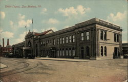 Union Depot Des Moines, IA Postcard Postcard Postcard