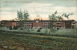 Hospital, Soldiers' Home Marshalltown, IA Postcard Postcard Postcard