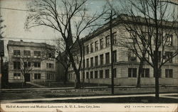 Hall of Anatomy and Medical Laboratory Iowa City, IA Postcard Postcard Postcard