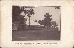 Chautauqua Park Grounds Mediapolis, IA Postcard Postcard Postcard