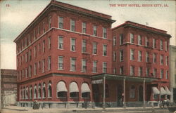 The West Hotel Sioux City, IA Postcard Postcard Postcard