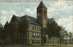 Washington High School Cedar Rapids, IA Postcard Postcard Postcard