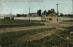 Alamo Amusement Park Postcard