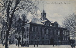 Public School Building Postcard