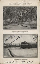 Iowa School for the Deaf Postcard