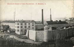 Southeast Corner of Iowa Penitentiary Fort Madison, IA Postcard Postcard Postcard