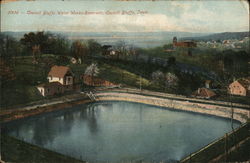 Council Bluffs Water Works-Reservoir Postcard