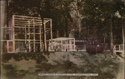 Animal Cages in Briverview Park Postcard