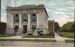 Public Library Postcard