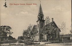 First Baptist Church Postcard