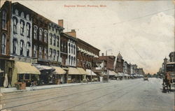 Saginaw Street Pontiac, MI Postcard Postcard Postcard