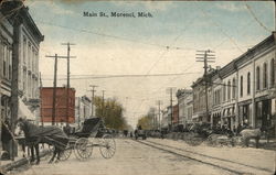 Main St. Morenci, MI Postcard Postcard Postcard